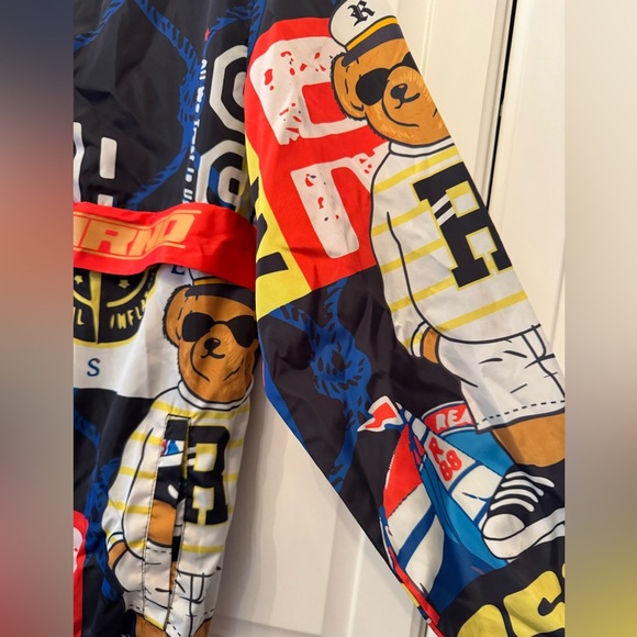 Reason logo Sailor Bear Half-Zip Anorak nwot
Sz M - Picture 2 of 11